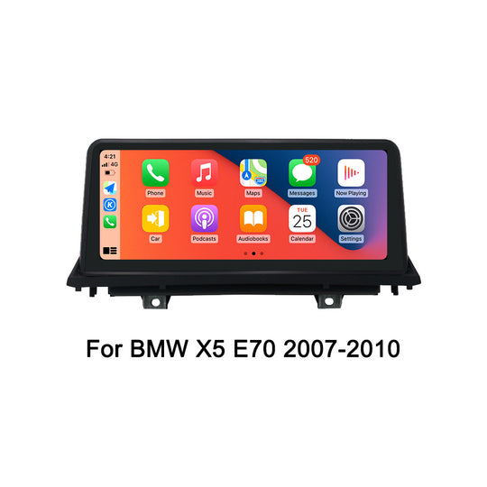 10.25 Inch Central Multimedia Android 9 Car Radio for BMW X5 E70 X6 E71 2007-2013 Original CCC/CIC 6-Core GPS in Dash Navigation Bluetooth