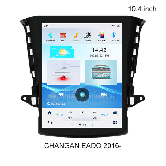 KSPIV Android Tesla Touch Screen Car Radio Stereo For CHANGAN EADO 2016- Auto DSP Bluetooth Carplay GPS Navigation