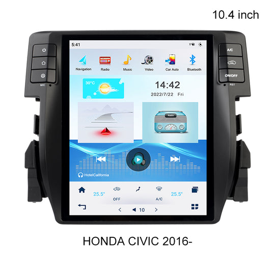 KSPIV for Honda CIVIC 2016- Android CarPlay Car Radio Multimedia Video Player DSP IPS GPS Navigation 1 din autoradio