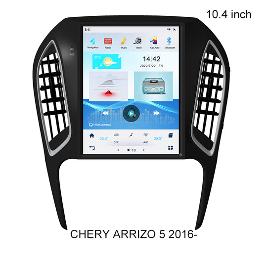 KSPIV Android Vertical Tesla IPS Screen Car Radio For CHERY ARRIZO 5 2016- Auto Qualcomm DSP Car DVD GPS Multimedia Player Audio