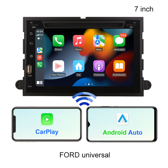 7 "Android Aŭta Videoludilo Radio GPS-Navigado Por Ford Fusion Explorer 500 F150 Focus Edge Expedition 2006-2009 Aŭtomata Stereo CarPlay