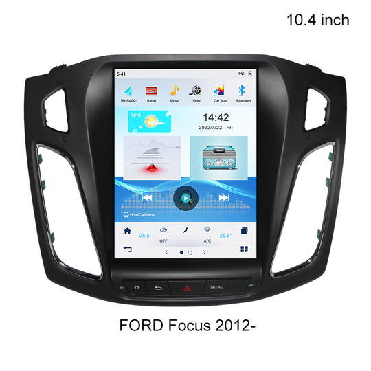 KSPIV Android 10.4 inch Tesla Style Screen for Ford Focus 2012 2013 2014 2015 Car Radio Stereo GPS Navigation Support OBD2 With Carpaly Headunit