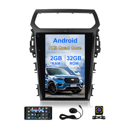 KSPIV 12.1 Inch Android 7.1 Tesla Style Screen Car Multimedia Player for Ford Explorer 2011-2019 GPS Navigation Autoradio Stereo Head unit