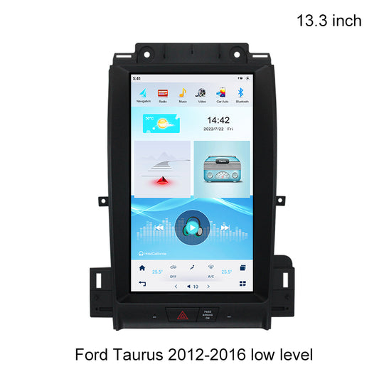 Android 11 Tesla Stila Ekrano Aŭta GPS-Navigado Por Ford Taurus 2012-2016 Radio Stereo Plurmedia Ludilo kun Bluetooth Carplay