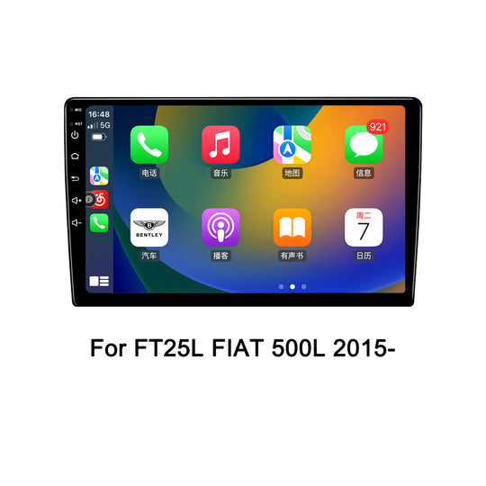 Android12 QLED 9‘’ Screen Car Radio For Fiat 500 500L 2015 2016 2017- Stereo 1Din Autoaudio Carplay WIFI GPS Navigation Player