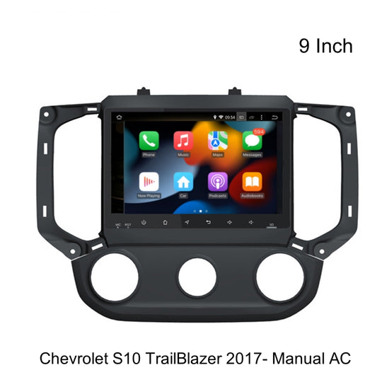 Android Car Radio For Chevrolet S10 TrailBlazer 2017- Manual AC GPS Navigation Stereo Wireless Carplay Auto Video Player