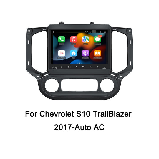 9 Inch Touch Screen Car Radio For Chevrolet S10 TrailBlazer 2017- Auto AC Android Wireless Carplay Auto Audio Video Player