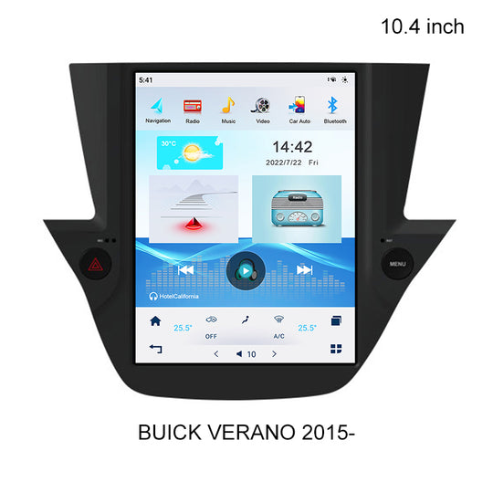 KSPIV 10.4 Inch Tesla Screen Car Radio For BUICK VERANO 2015- Android Auto Car Stereo Multimedia Player Head Unit Wireless Carplay