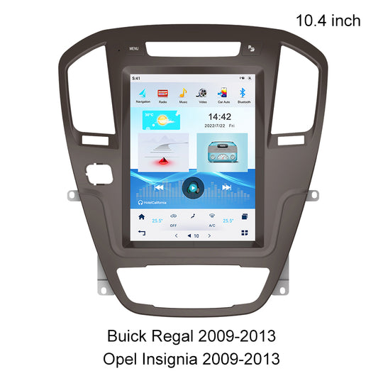 Aŭta Radio Android por Buick Regal 2009-2013/Opel Insignia 2009-2013 Aŭta Multimedia Videoludilo Navigado GPS