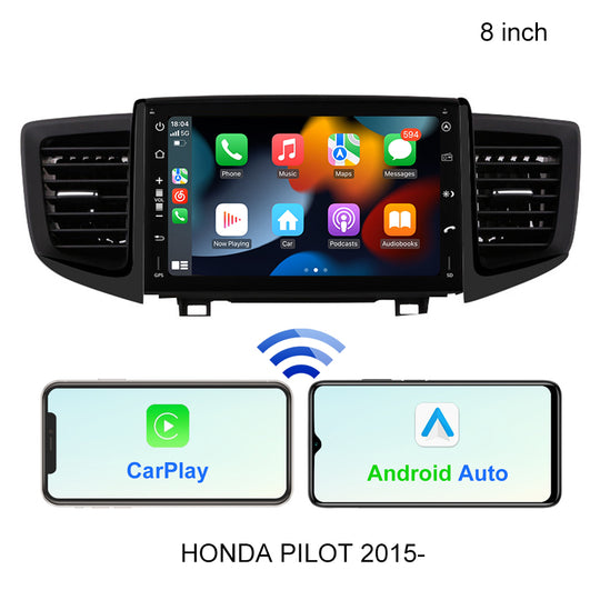 Android Aŭta GPS-Radio Por Honda PILOT 2015- CarPlay Auto LTE WiFi DAB DSP Stereo Ĉefunuo