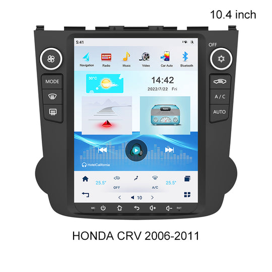 KSPIV 10.4 Inch Android Car Vertical Screen Radio For HONDA CRV 2006-2011 Bluetooth GPS Navigation Head Unit