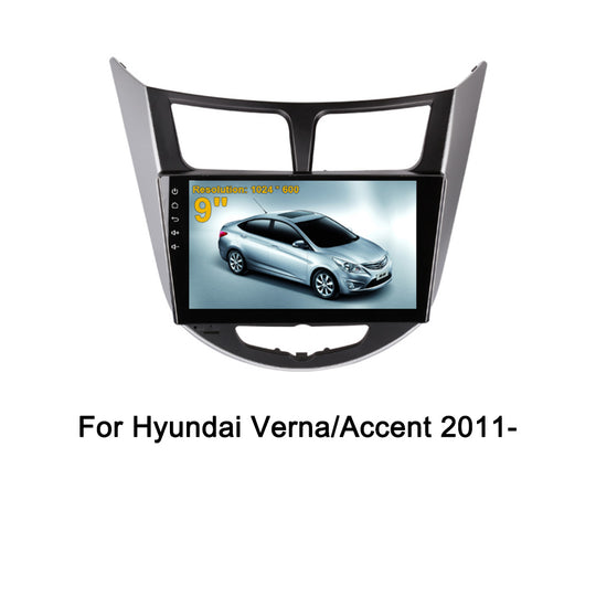 9" Android Car Radio for Hyundai Verna/Accent 2011- Multimedia Player Bluetooth GPS Navigation with Carplay Headunit