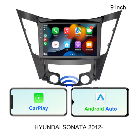 Android Aŭta Radio Por HYUNDAI SONATA 2012- Multimedia Videoludilo Navi Carplay DVD Stereo GPS Ĉefunuo 