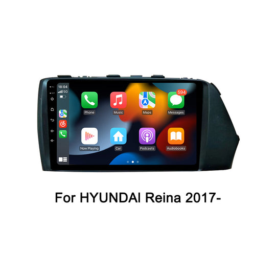 9" QLED Screen Android 10 Car Radio Multimedia Video Player Navigation GPS For Hyundai Verna Reina  2017