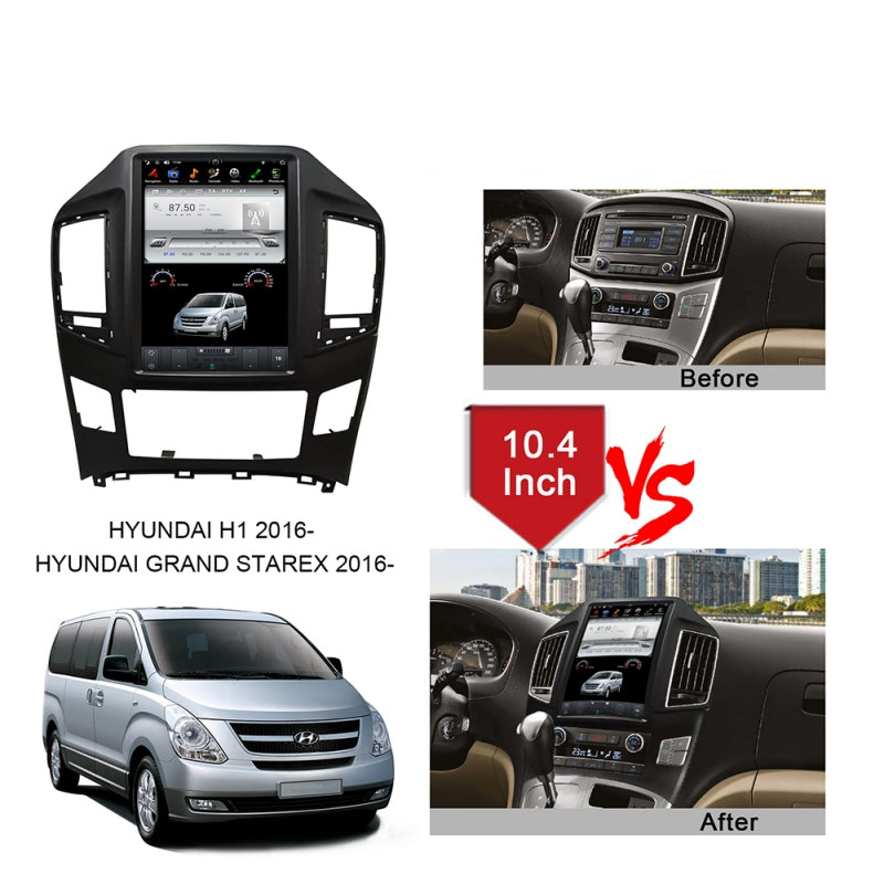 KSPIV 10.4 Inch Car Multimedia Player Stereo For HYUNDAI H1 2016- Hyundai Grand Starex 2016- GPS Navigation 4G WiFi DSP Wireless Carplay