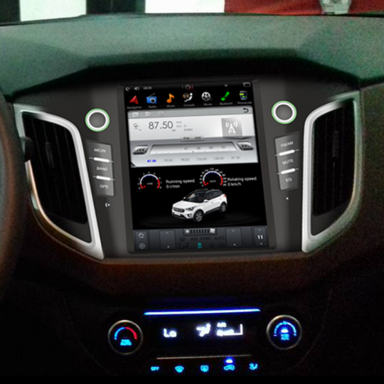 KSPIV Android 10.4 inch Car Radio For HYUNDAI IX25 / CRETA 2014-Tesla Vertical Screen Multimedia Stereo GPS Autoradio Navigation Carplay