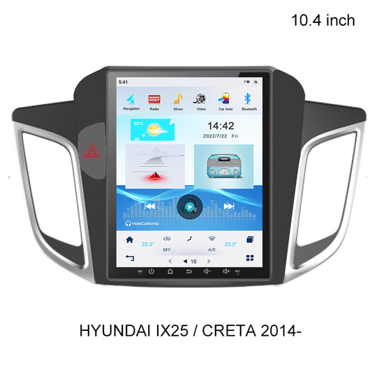 KSPIV 10.4 Inch Android Car Blutooth Stereo FOR HYUNDAI IX25 / CRETA 2014- in Dash GPS Navigation with Carplay