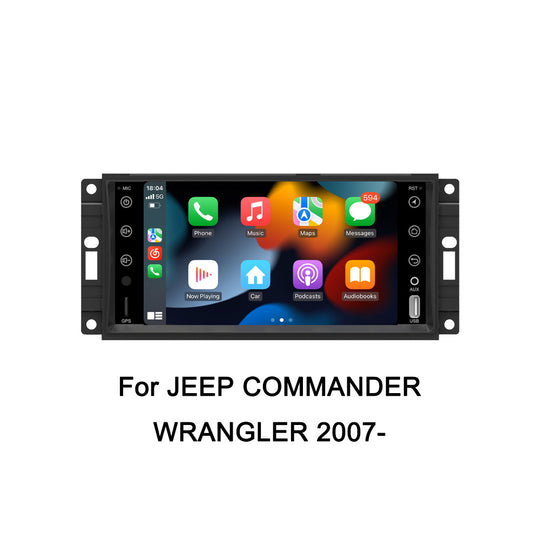 Android Car Radio Stereo Multimedia GPS Navigation For Jeep Compass Commander Grand Cherokee Wrangler Liberty DSP CarPlay AUTO