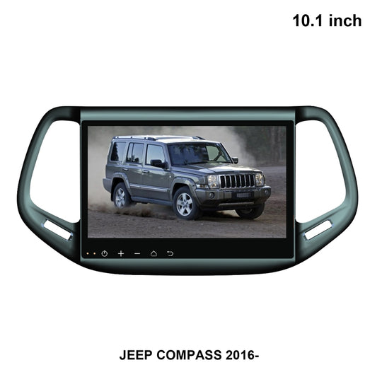 Android Wireless Carplay 10.1 Inch Car Radio For Jeep Compass 2016- Multimedia Video Player GPS Navigation DSP DVD