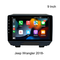 Android Car Radio For Jeep Wrangler 2018- Stereo Multimedia Video Player Wireless Carplay GPS  DSP BT Headunit