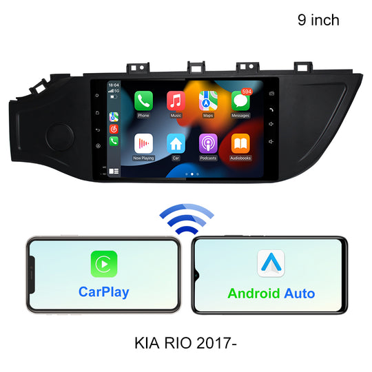 Android Aŭta Radio Por KIA RIO 2017- (Rusio) Plurmedia Videoludilo Navigado Stereo GPS 2din dvd