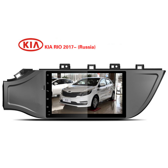 Android Aŭta Radio Por KIA RIO 2017- (Rusio) Plurmedia Videoludilo Navigado Stereo GPS 2din dvd