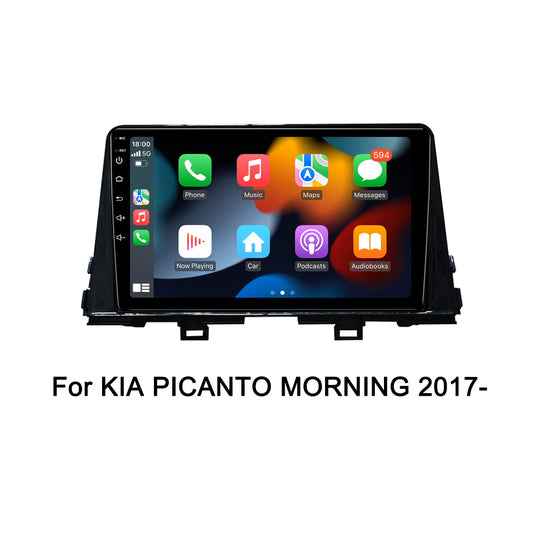 Android 9 For Kia Morning 3 Picanto 2017 Car Radio Multimedia Video Player Navigation GPS Touch Screen QLED Touch Screen