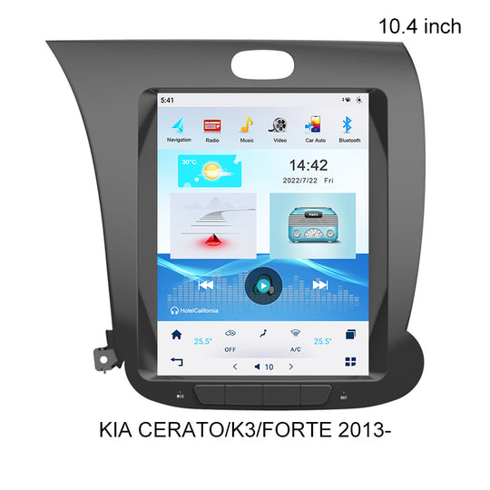 KSPIV Android Aŭta Radio por KIA FORTE/K3/CERATO 2013- Plurmedia Stereo 4G WIFI BT Player GPS Navigado 2 Din
