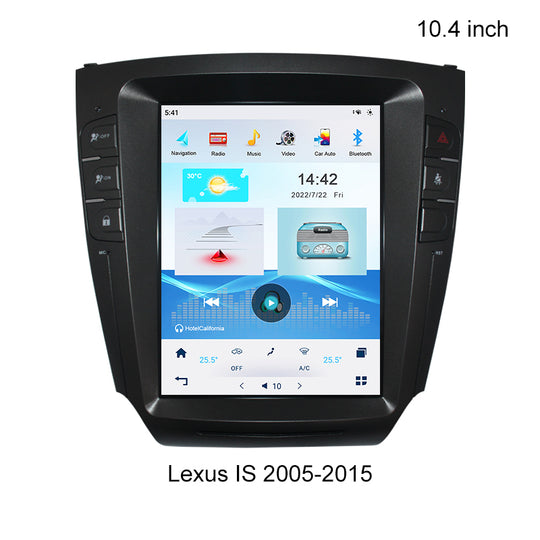 KSPIV 10.4 "Android Aŭta Radio Por Lexus IS2005-2015 GPS-Navigacio Plurmedia Ludilo Ĉefunuo 2 din