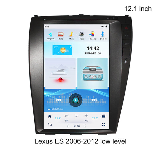 KSPIV Tesla Ekrano Aŭta Radio Por Lexus ES 2006-2012 Plurmedia Videoludilo Android Auto Carplay GPS Stereo 1Din Ĉefunuo