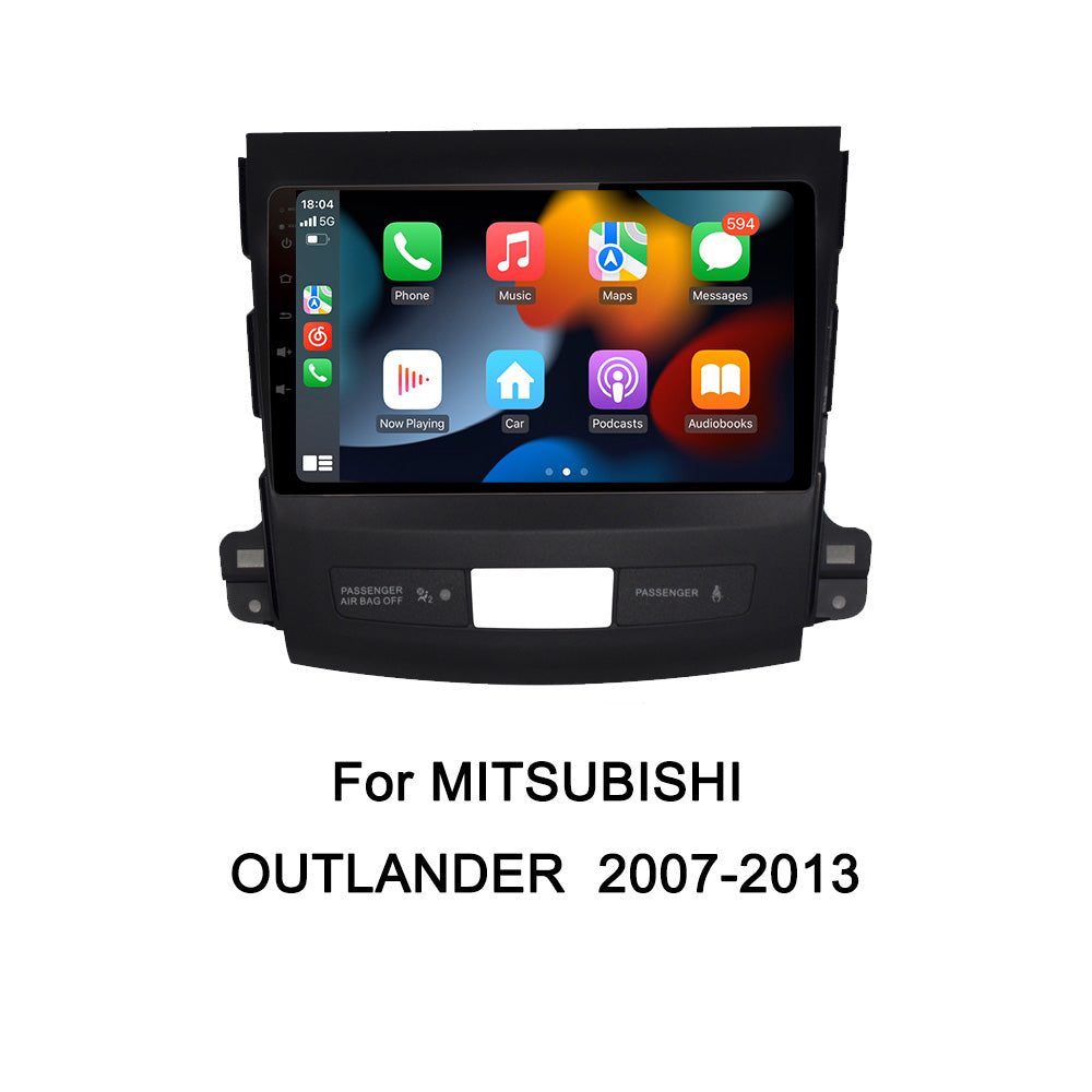 Android 13 Car Radio Multimedia Player For MITSUBISHI OUTLANDER 2007-2013  Carplay GPS Stereo QLED