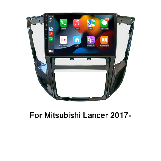 9 Inch Car Radio Android 13 For Mitsubishi Lancer Lancer EX Grand Lancer 2017- QLED AHD Wireless Carplay Auto Multimedia No 2din Stereo RDS