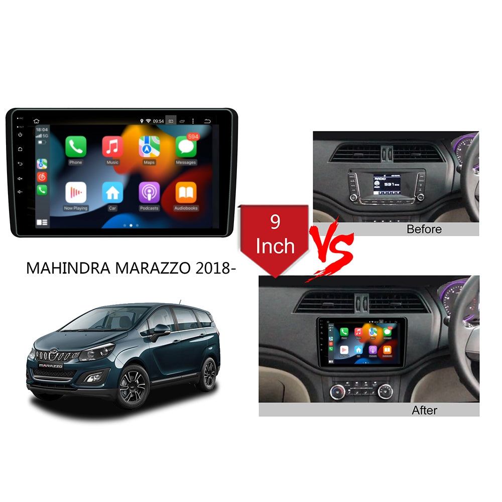 9 Inch Android Autoradio For Mahindra Marazzo 2018- GPS Navigation Carplay Multimedia Video Player Headunit