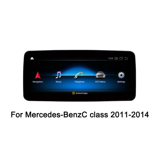 Android Car Multimedia Player for Mercedes-Benz C Class W204 C200 C300 2011-2014 RHD NTG4.5 IPS Screen 4G GPS Navigation Radio