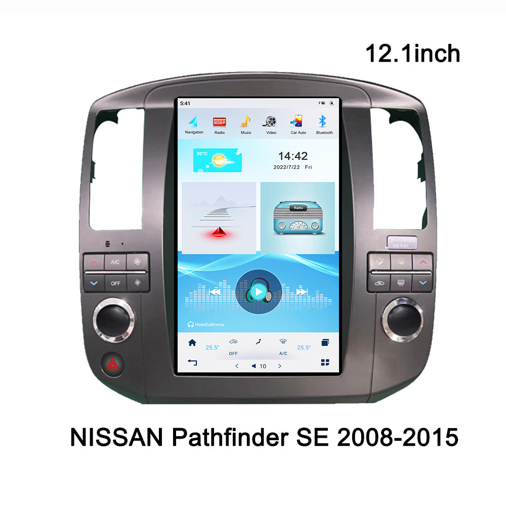 KSPIV 12.1" Android Tesla Style Car Multimedia Video For Nissan Pathfinder 2008-2015 GPS Navigation 4G 1Din Carplay Auto Stereo Unit