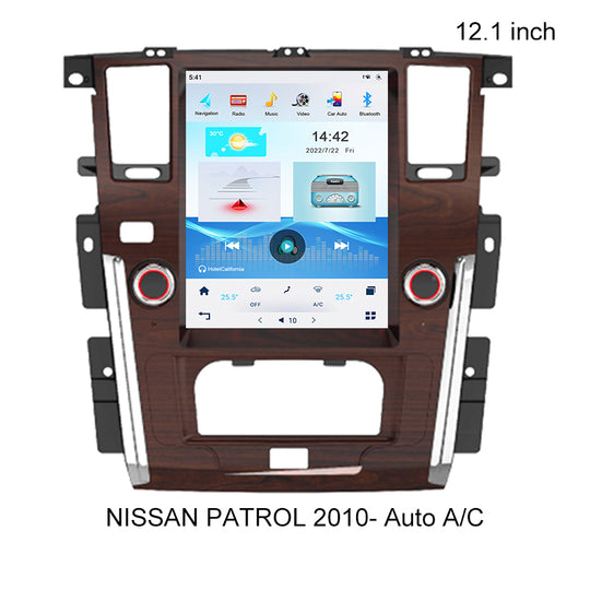 KSPIV 12.1 Inch Car Radio For NISSAN PATROL 2010- Auto A/C Multimedia Player Android Auto Carplay Head Unit Navigation GPS