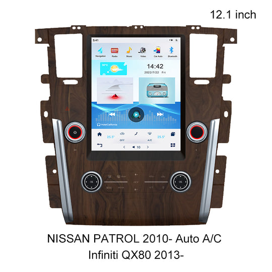 KSPIV Android Tesla Style Screen Car Multimedia Player For NISSAN PATROL 2010- Auto A/C /Infiniti QX80 2013- Support bose amplifier and 360 camera