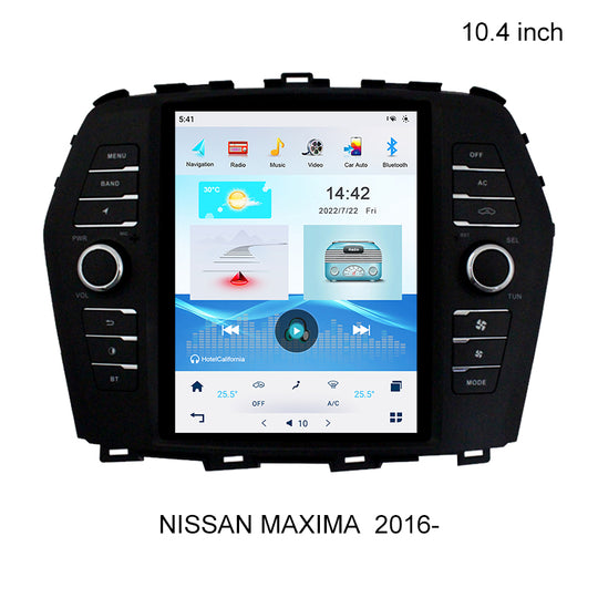 KSPIV Tesla Vertical Screen Android Car Radio for NISSAN Maxima 2016- Car Stereo 10.4 Inch Multimedia Player GPS Navigation With Buletooth WiFi Mirror Link
