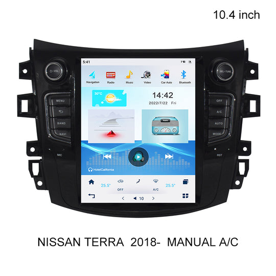 KSPIV Android 11 Qualcomm 6125 Tesla Screen Car Radio NISSAN TERRA 2018-Manual A/C Auto Stereo Multimedia Player 64GB GPS Navigation