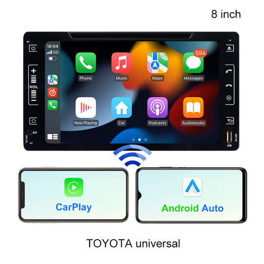 Android Car Radio For TOYOTA Alphard Fortuner INNOVA AURIS 2015- COROLLA 2013- Auto Carplay WIFI GPS Navigation Multimedia Player 2 Din