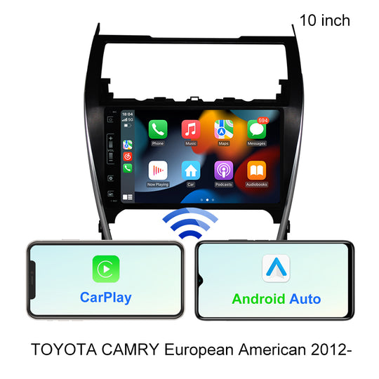 Android 10inch Car Multimedia Player For TOYOTA CAMRY European American / Middle East 2012- Carplay Android Auto Radio Car Radio 4G Navigation GPS RDS DSP