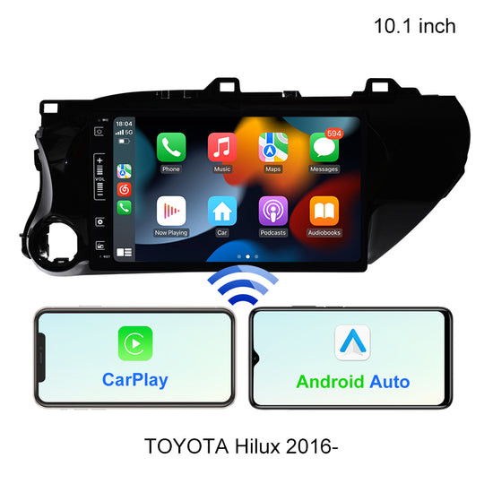 10.1 Inch Car Radio For TOYOTA Hilux 2016- Multimedia Video Player Navigation GPS DVD