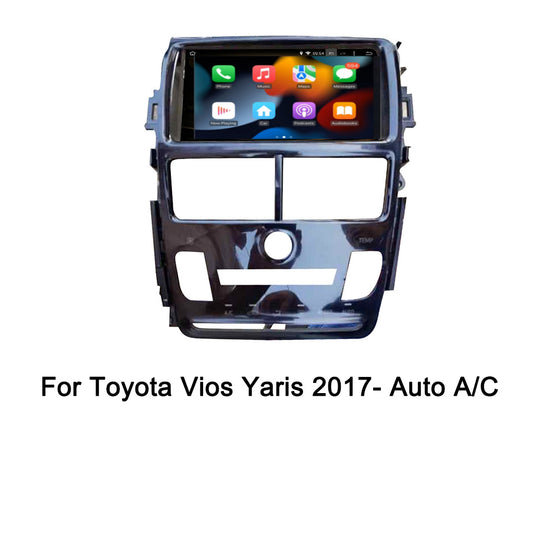 Android 9" Car Radio For Toyota Vios Yaris 2017- Auto A/C GPS Video Navigation Carplay Wireless Monitor