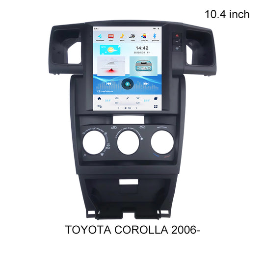 KSPIV Android Car Bluetooth Audio Player For TOYOTA Corolla 2006- 10.4 Inch Vertical Screen Multimedia DSP