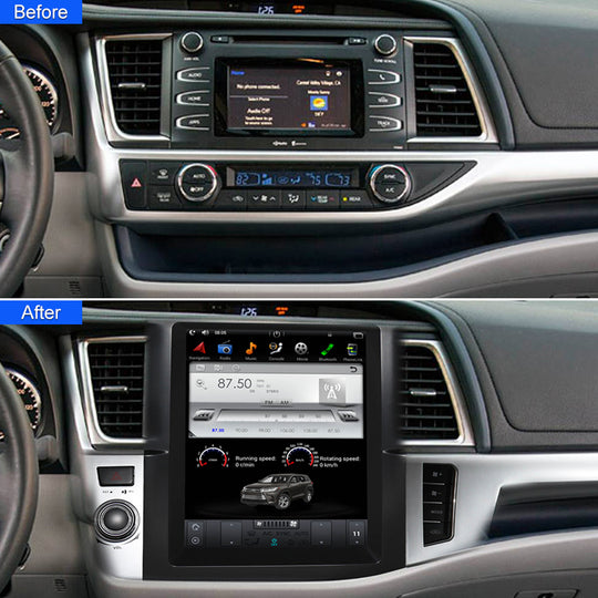 Toyota Highlander Tesla-style screen