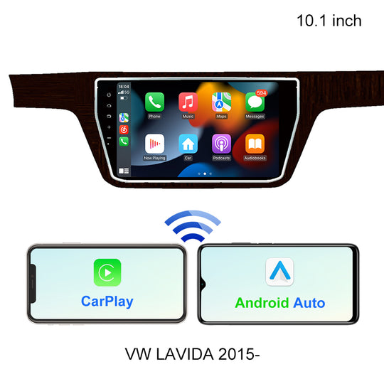 Android 10.4 Inch Car Stereo For VW LAVIDA 2015- Touch Panel Car Multimedia Player Center Bluetooth GPS Navigation