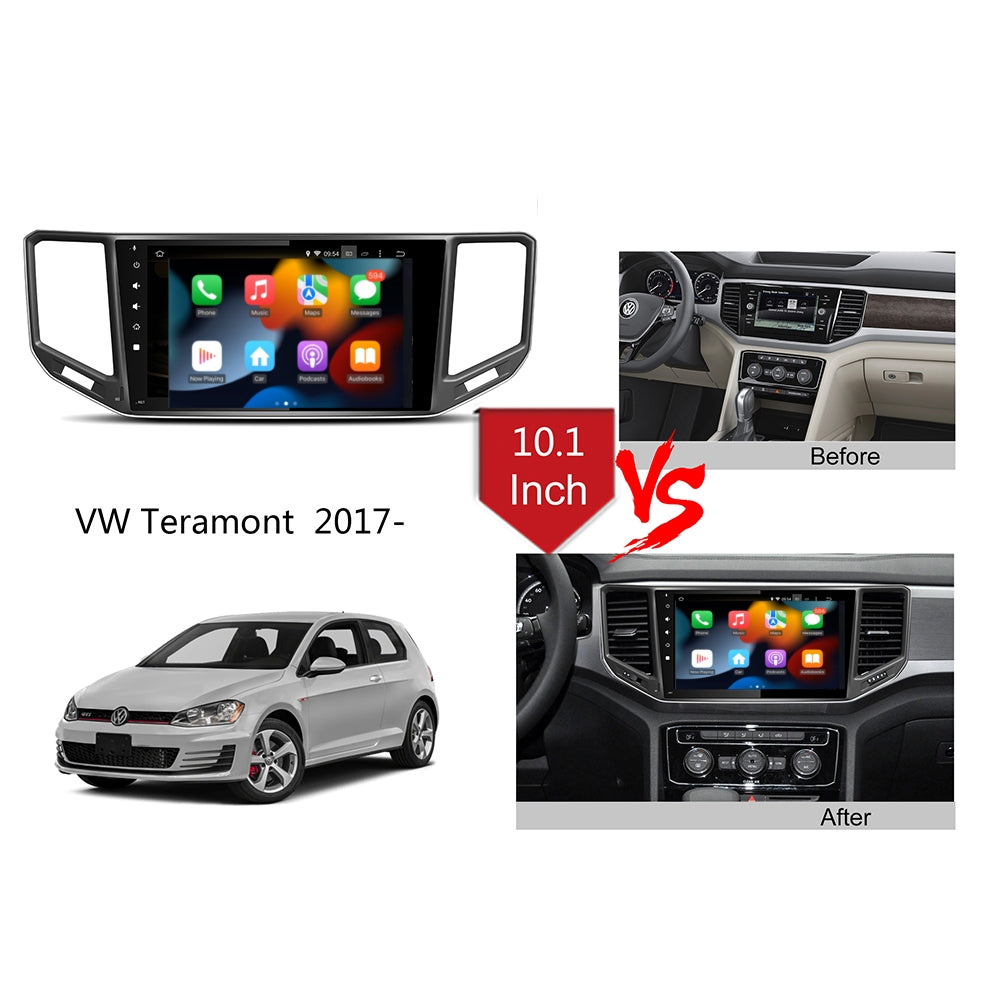 10.1 Inch Android Car Radio for VW Teramont 2017- GPS Navigation Auto Video Player Viedo Carplay 4G Multimedia Stereo