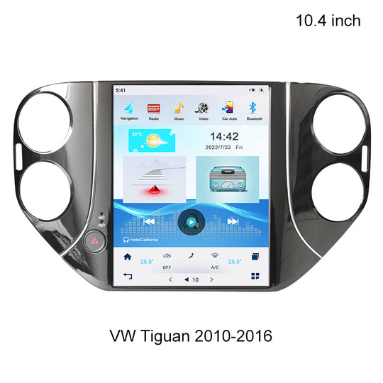 KSPIV 10.4 Inch Car Radio Carplay Stereo For VW Tiguan 2010-2016 Tesla Screen Multimedia DVD Player Audio GPS Navigation