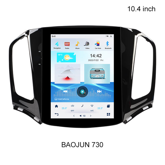 KSPIV Android 10.4 Inch Tesla Style IPS Screen Car Multimedia Player BAOJUN 730 Car GPS Radio Stereo Navigation Head Unit