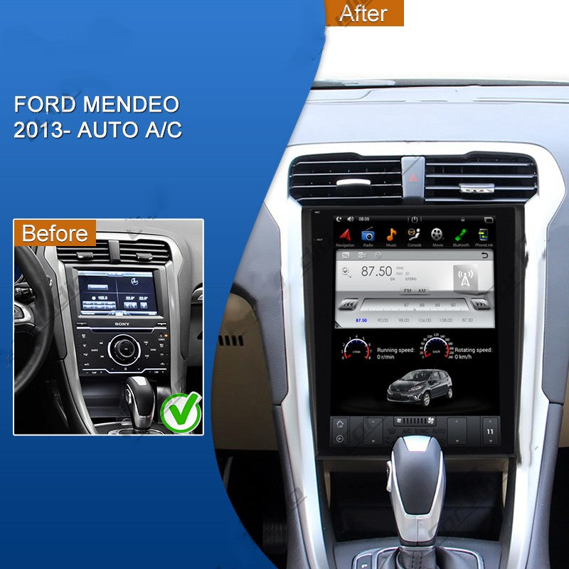 ford fusion tesla style radio